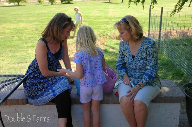 my cousin and her daughters