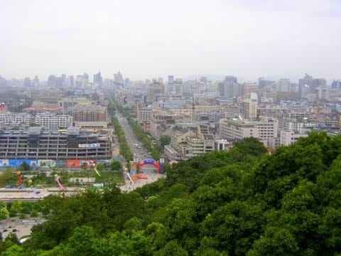 The city of Hangzhou