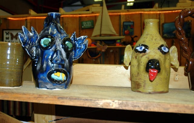 pottery bottles