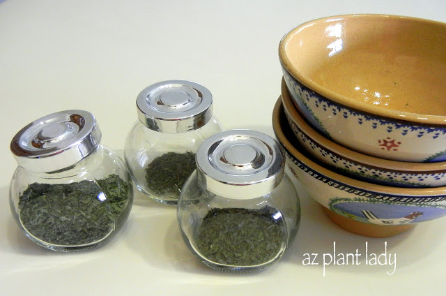 Jars of Oregano, Thyme and Oregano