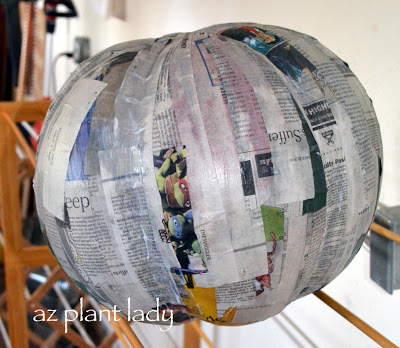 How to Make Your Own Paper Mache Pumpkin