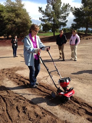 digging dirt