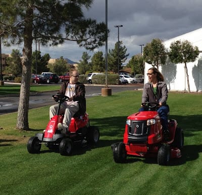 Lawnmower races, anyone