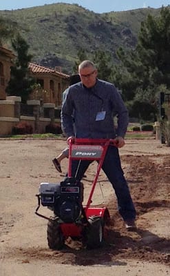 Matt liked the larger rototiller