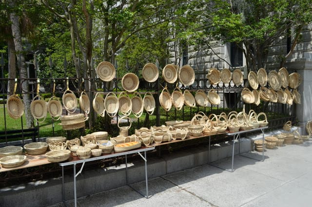 Gullah Sweet Grass baskets