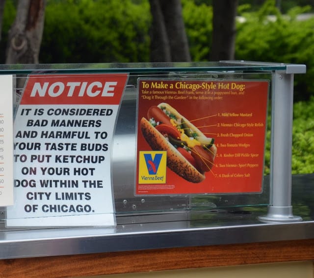 Chicago-style hot dogs