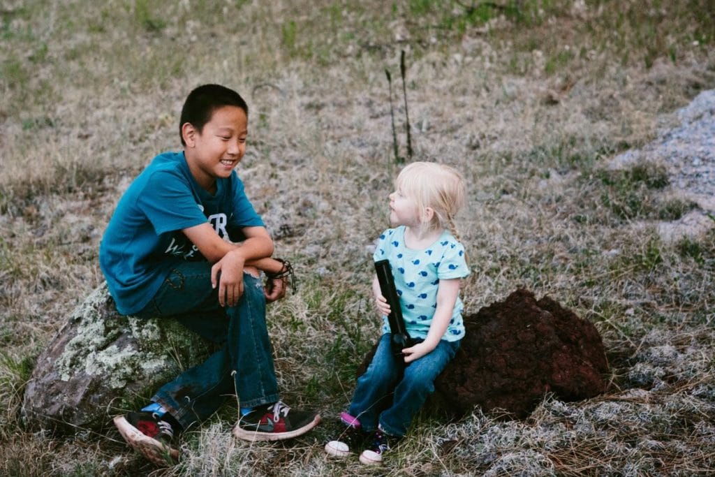 Monsoon Season - Kai with his niece, Lily.