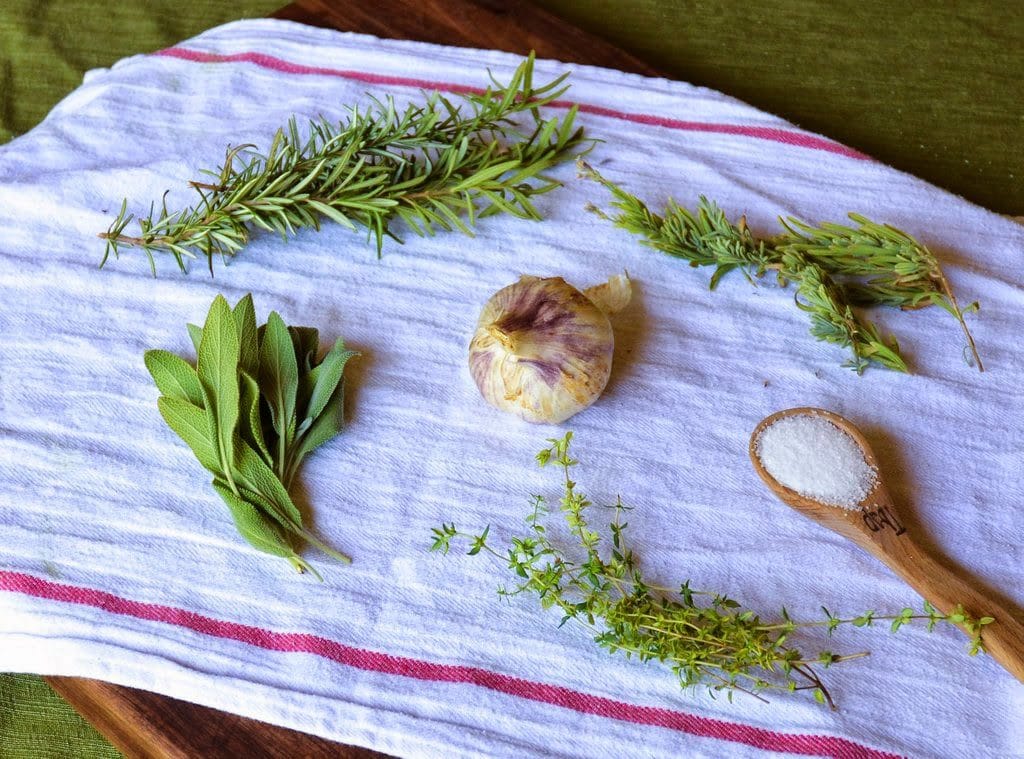 making herb salts 