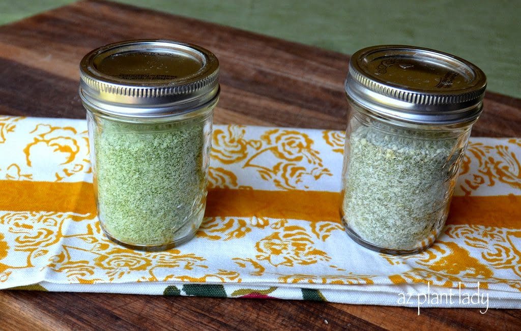 making herb salts 