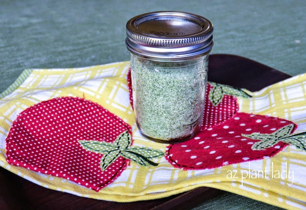 Basil herb Salt