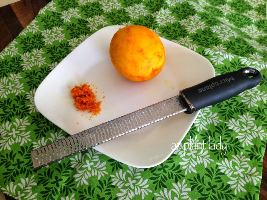 orange zest to use citrus fruit
