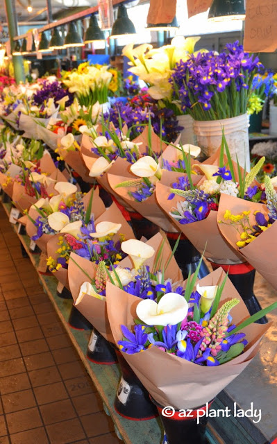 flower stalls.