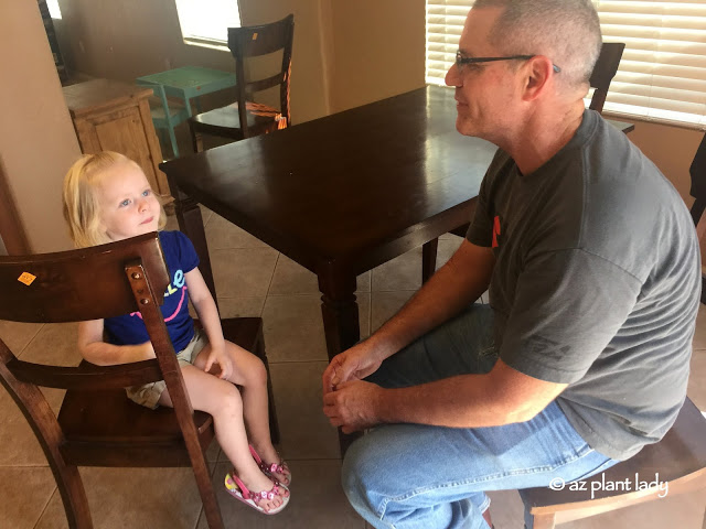 my granddaughter, Lily with her grandpa 