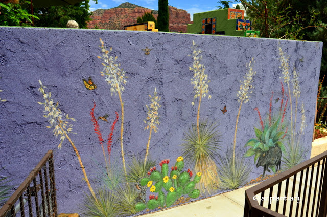 Garden art painted wall Desert Gardening 101 garden-art-painted-wall-desert-gardening-101