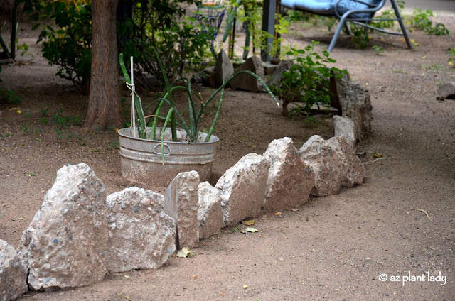 The curved pathway at historic garden jewel is located on 'Flower Street.