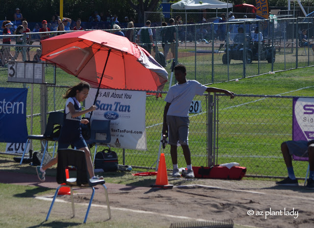 Gracie's long jump in Special Olympics event 