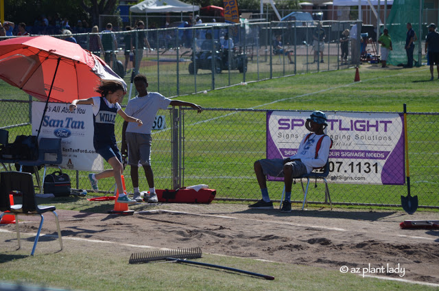 Gracie's long jump in Special Olympics event 