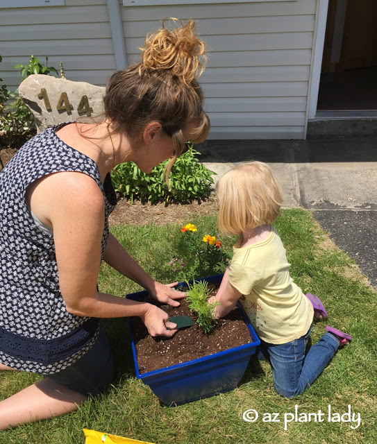 Gardening With Kids: Painting and Planting a Flower Pot