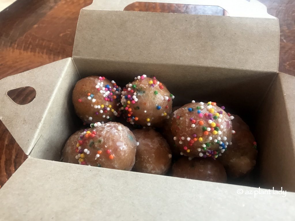 cake batter-flavored donut holes