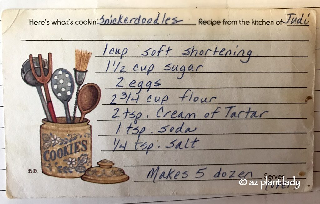 Snicker doodle recipe part 1