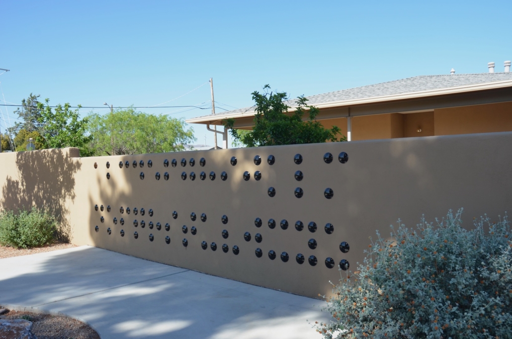 therapeutic garden Arizona giant braille sculpture